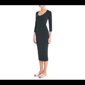 Michael Stars Black Midi Dress